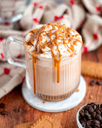 Biscoff Latte coffee